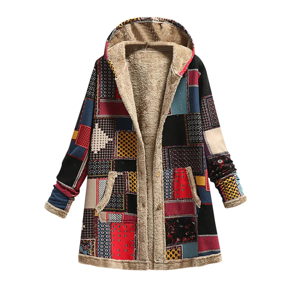 Women's Elora Patchwork Overcoat