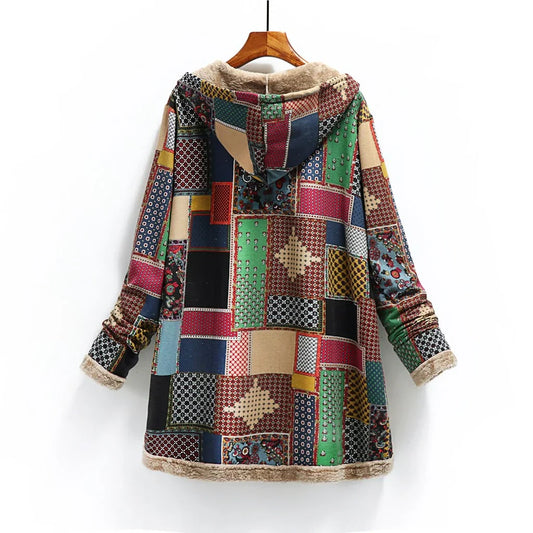 Women's Elora Patchwork Overcoat