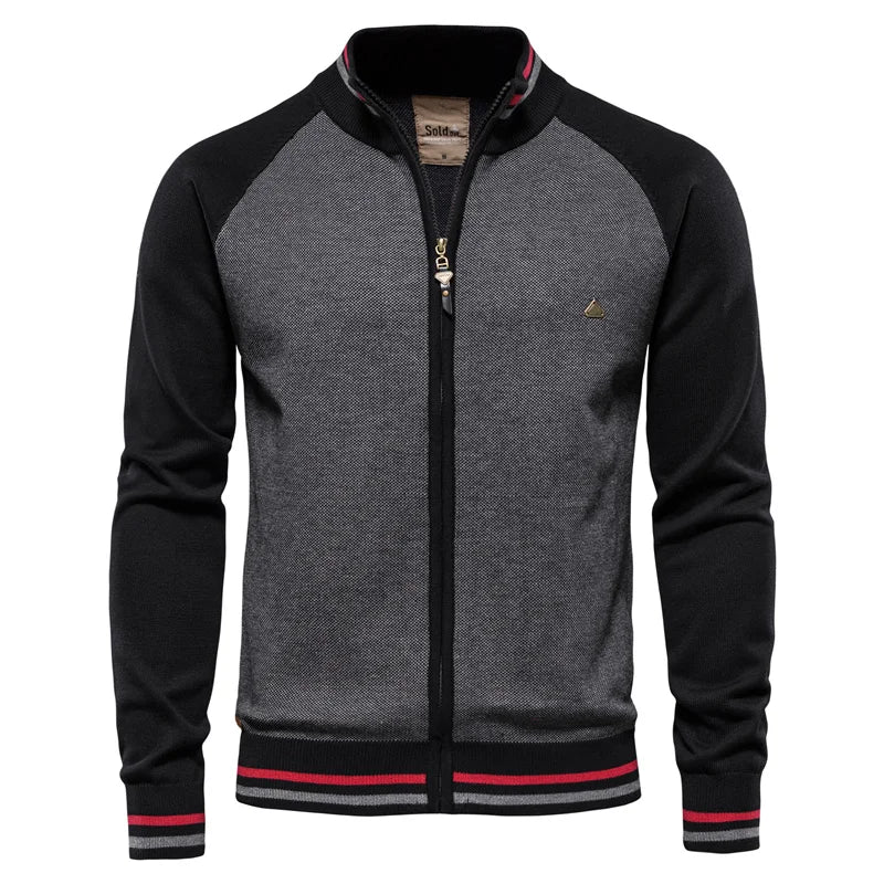 Men's Wool Mock Neck Sweater