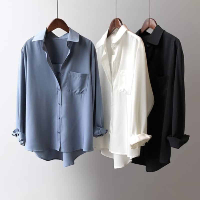 Natalia Blouse Satin Grace Shirt