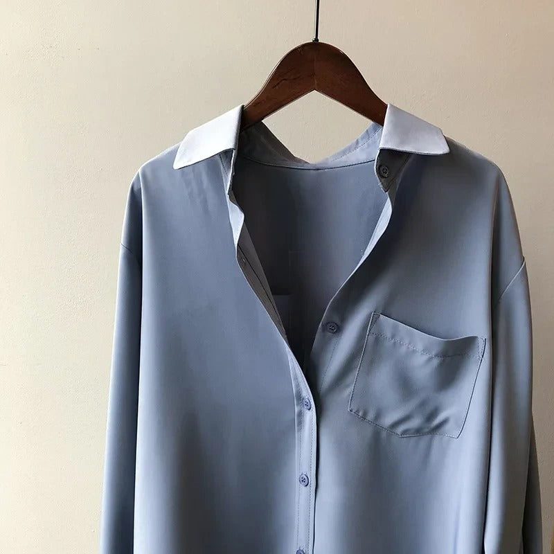 Natalia Blouse Satin Grace Shirt