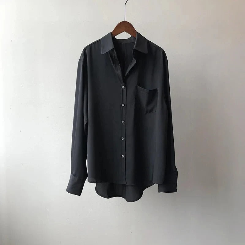 Natalia Blouse Satin Grace Shirt