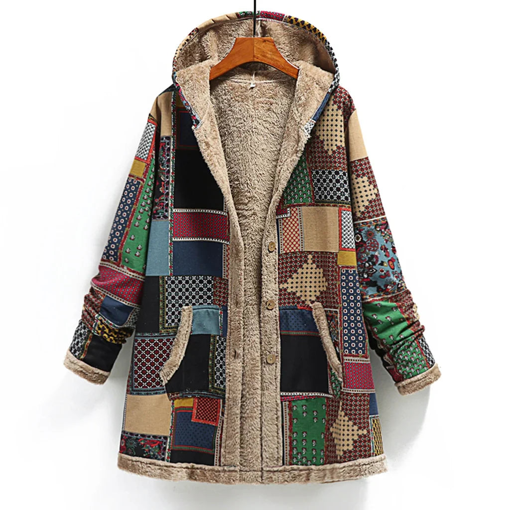 Women's Elora Patchwork Overcoat