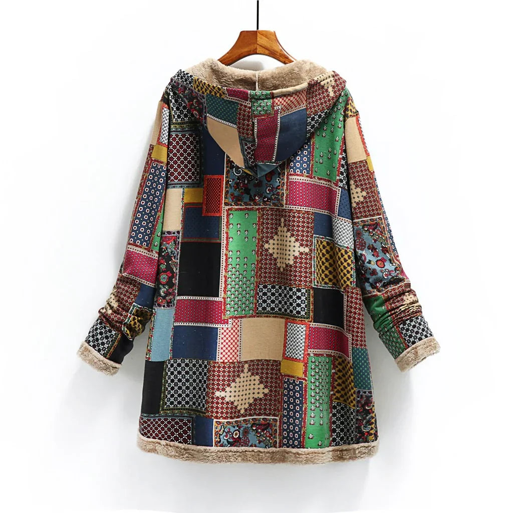 Women's Elora Patchwork Overcoat