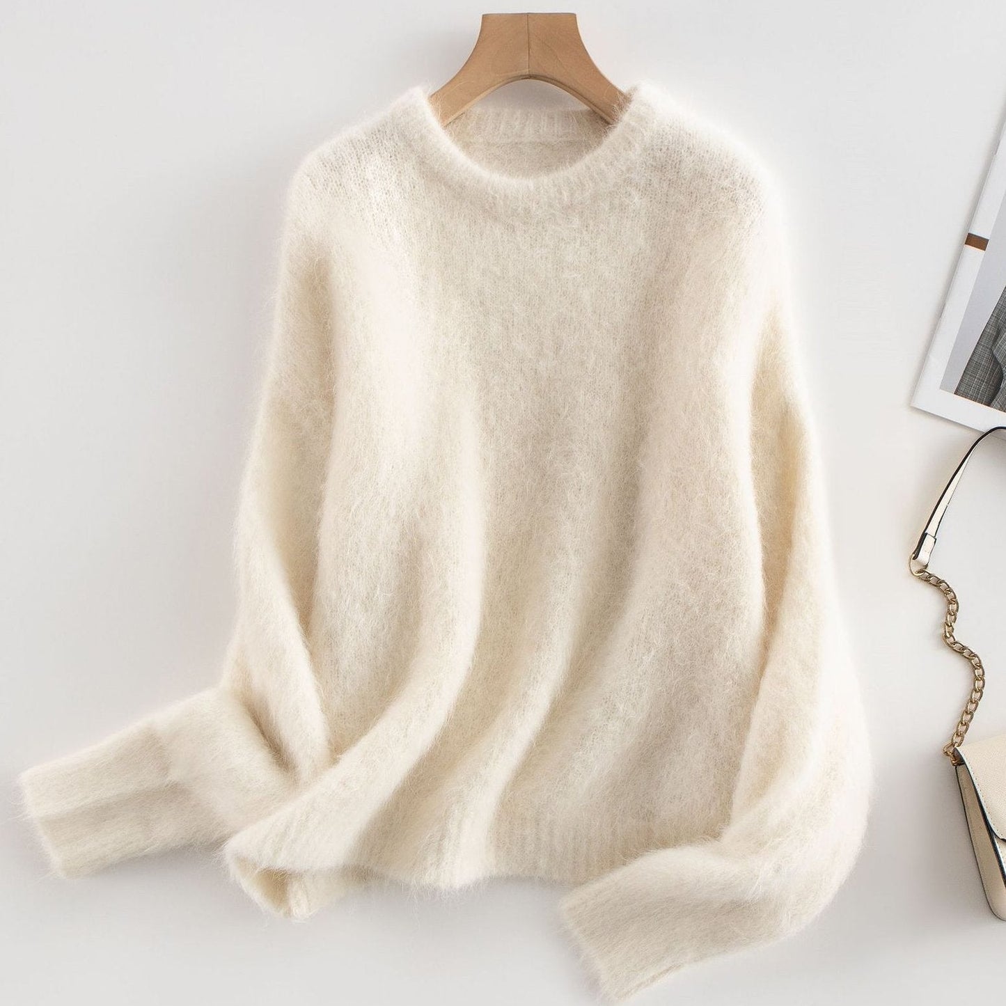Women’s Long Sleeve Wool Sweatshirt