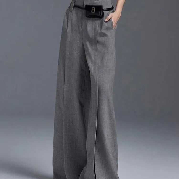Halara Pleated Split Leg Pants