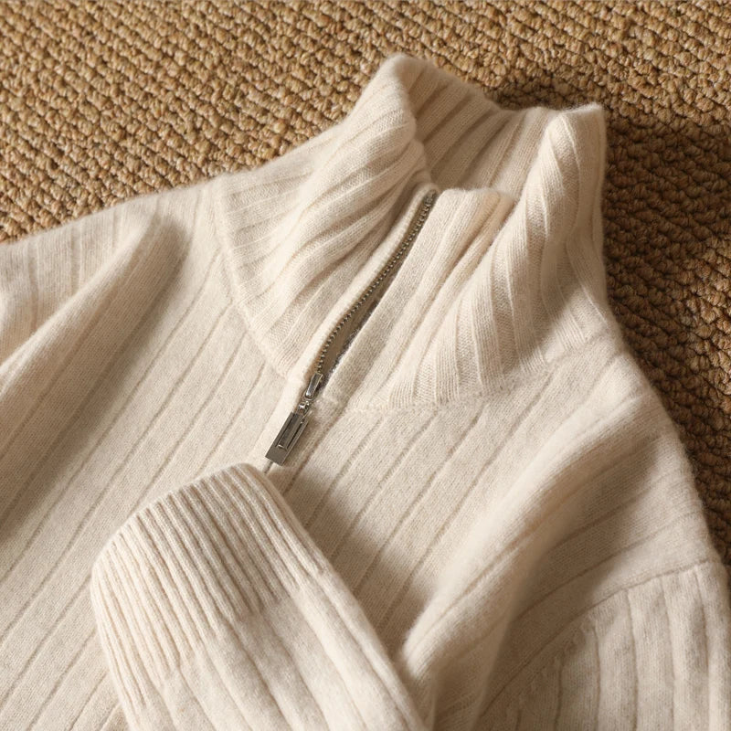 Benjamin Wool Long Sleeve Sweater