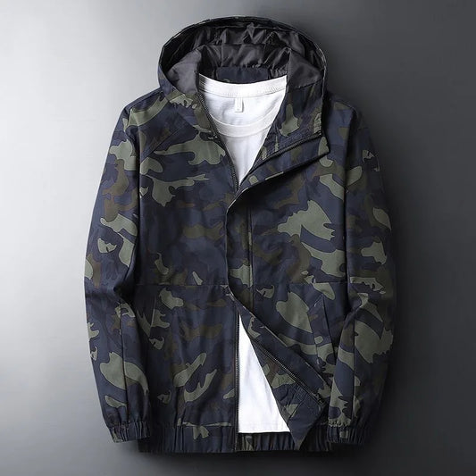 Men's Windbreaker Camouflage Jacket