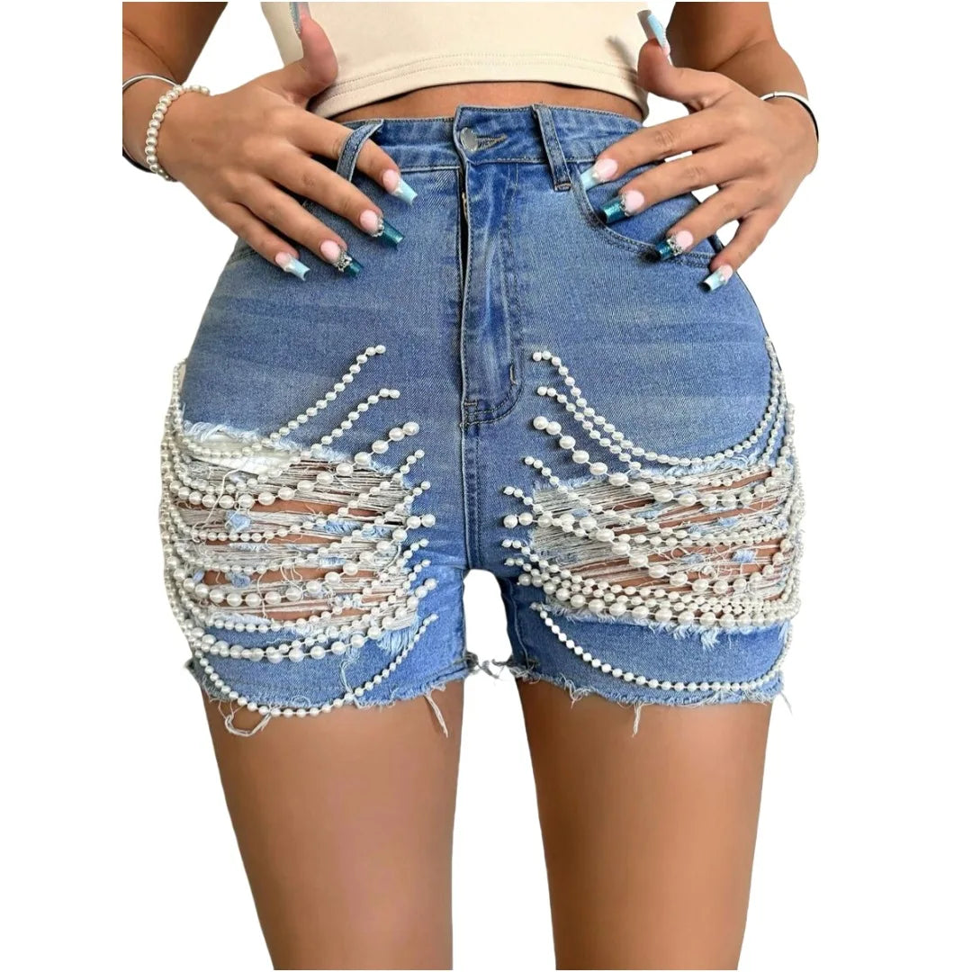 Women's Devery Denim High Rise Shorts