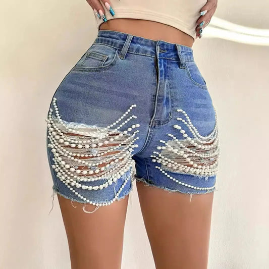 Women's Devery Denim High Rise Shorts
