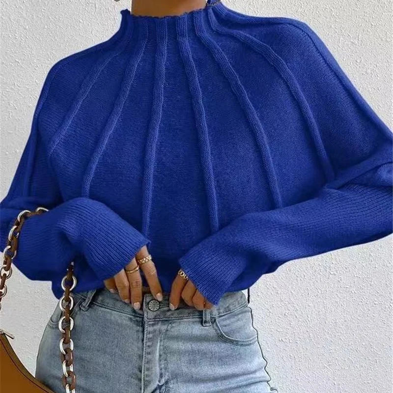 Josefine Knitted Mock Neck Sweater