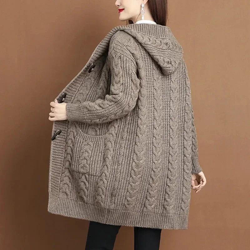 Lennon Women's Long Knitted Cardigan