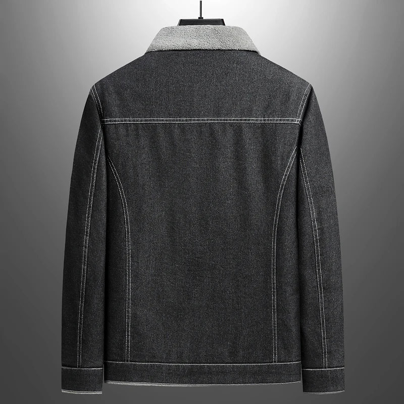 100% Cotton Denim Men's Jacket