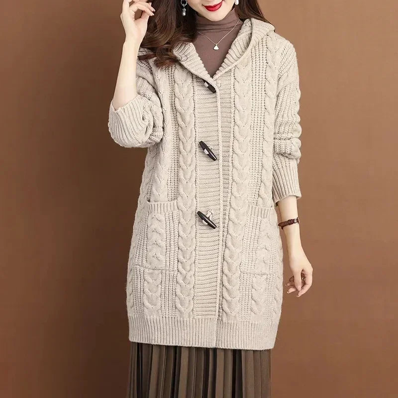 Lennon Women's Long Knitted Cardigan