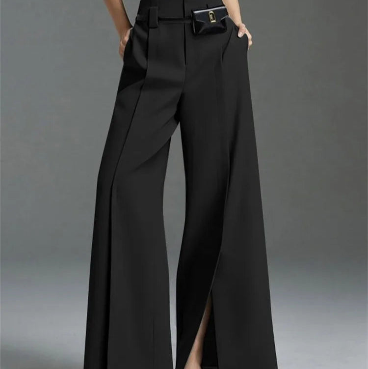 Halara Pleated Split Leg Pants