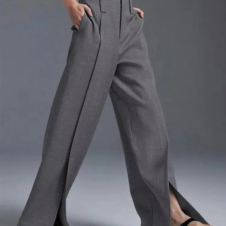 Halara Pleated Split Leg Pants