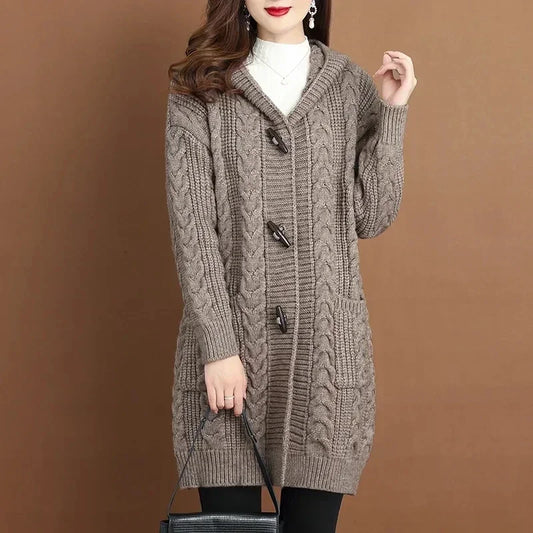 Lennon Women's Long Knitted Cardigan
