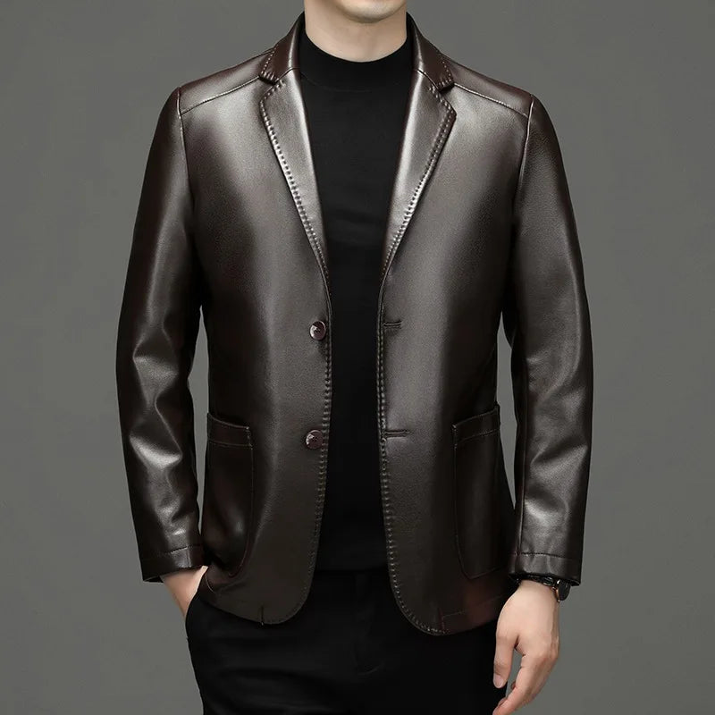 Camden Men's Leather Blazer