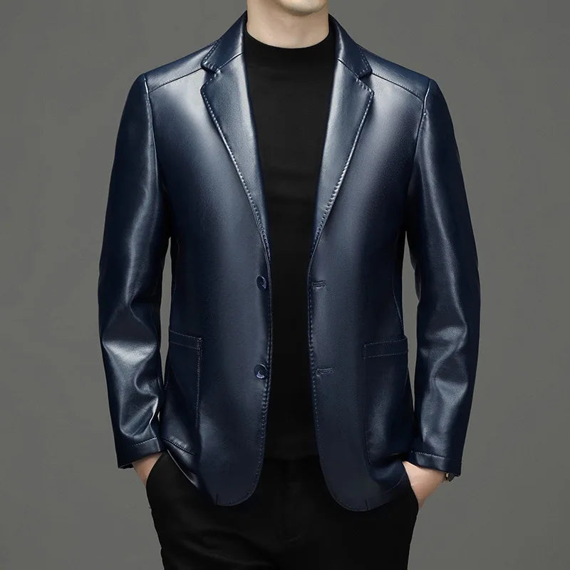 Camden Men's Leather Blazer