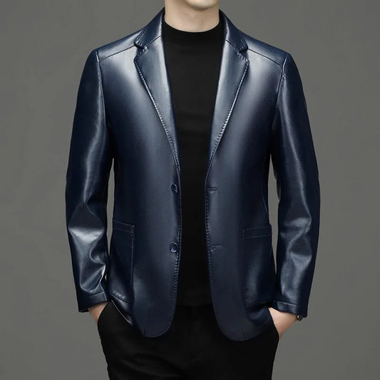 Camden Men's Leather Blazer