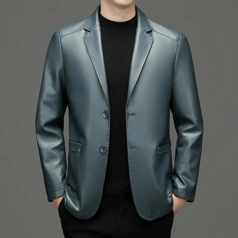 Camden Men's Leather Blazer