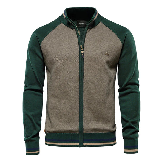 Men's Wool Mock Neck Sweater