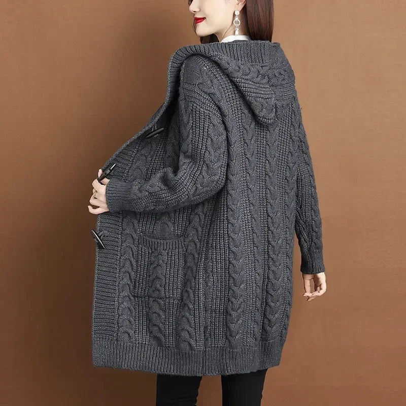 Lennon Women's Long Knitted Cardigan