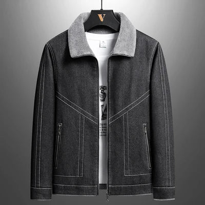 100% Cotton Denim Men's Jacket