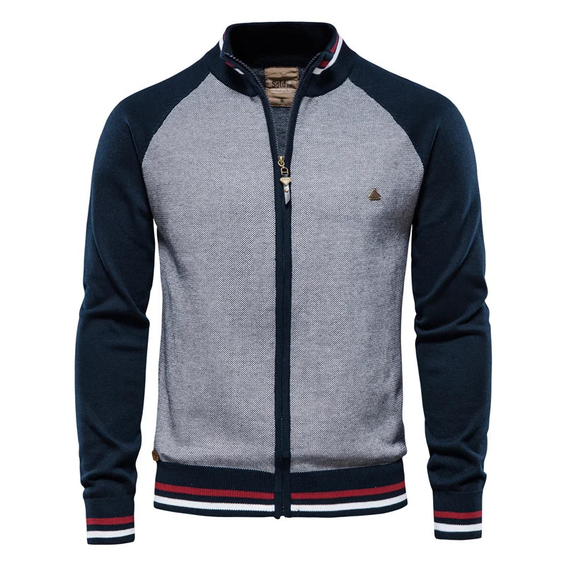 Men's Wool Mock Neck Sweater