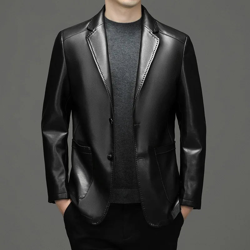 Camden Men's Leather Blazer