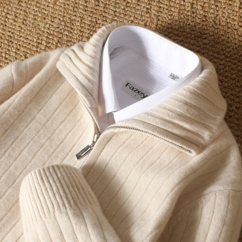 Benjamin Wool Long Sleeve Sweater