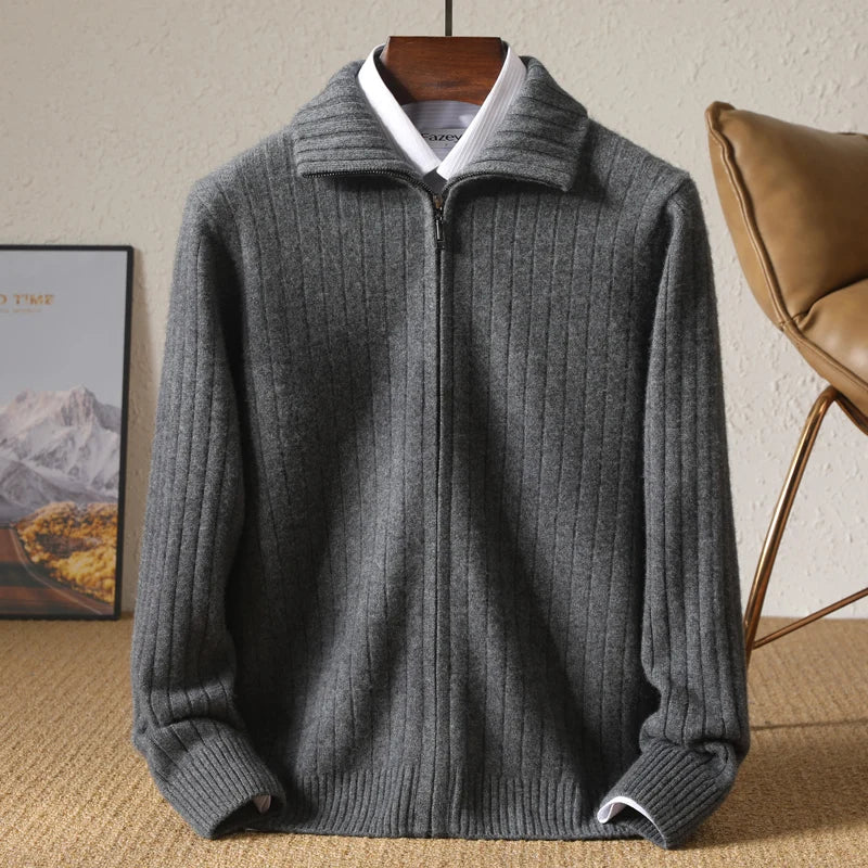 Benjamin Wool Long Sleeve Sweater