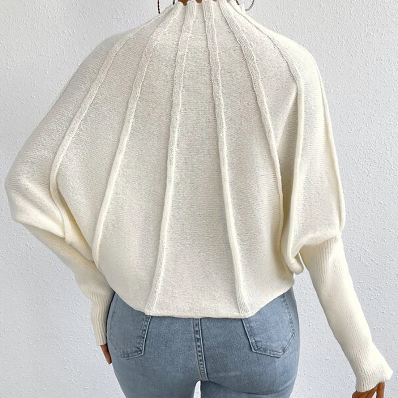 Josefine Knitted Mock Neck Sweater