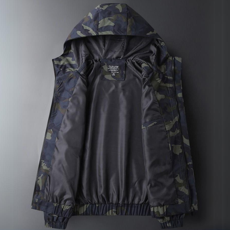 Men's Windbreaker Camouflage Jacket