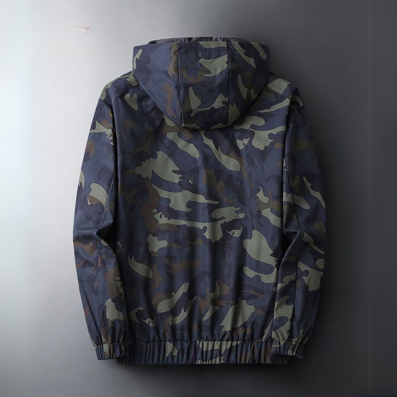 Men's Windbreaker Camouflage Jacket